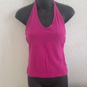 Banana Republic Fuchsia Halter Tank Top